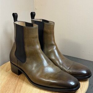 TOM FORD  Men’s Alec Burnished Chelsea Boots